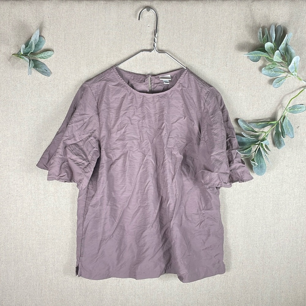 A New Day > Purple Wide Sleeve Blouse Large